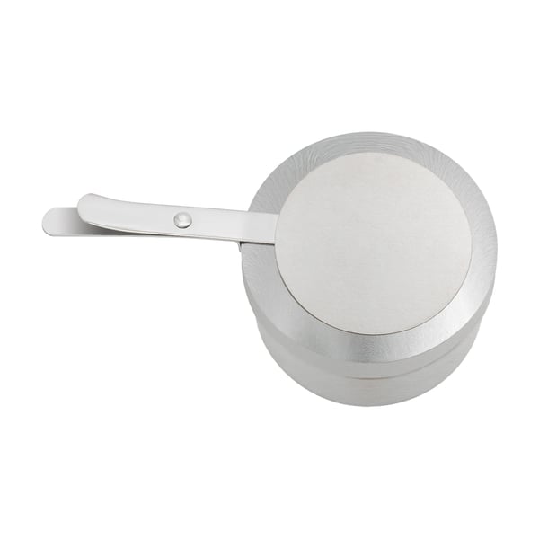 Buffetvarmer - Rund Chafing Dish 5 l - Rustfrit Stål - Madvarmer - Med Låg - Sølv