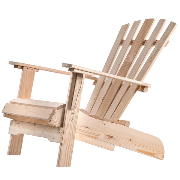 Havestol i træ - Strandstol/terrassestol - Komfortabel - Robust og stabil - Til have, terrasse og strand - Naturtræ Havestol i træ - Strandstol/terrassestol - Komfortabel - Robust og stabil - Til have, terrasse og strand - Naturtræ
