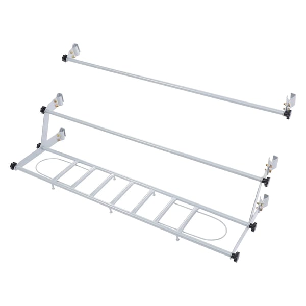 Bagagerumsorganizer til bil - Bageste hylde - Metal - Direkte udskiftning - 111,5×25×9 cm - Sølv