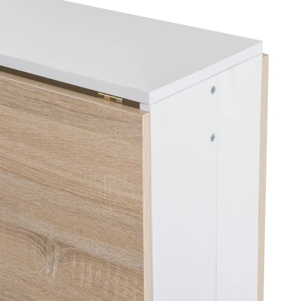 Matbord - Klaffbord - Med Klaffskivor - Rektangulärt - 4 Personer - 103×76×73,5 cm - Platsbesparande - Vit