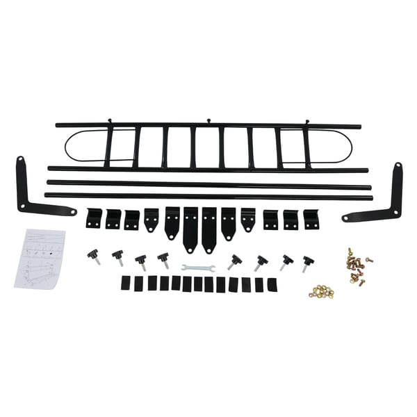 Bil bagagestativ - Opbevaringsstativ i metal - 120 cm - Til bagagerum - Direkte udskiftning - Sort