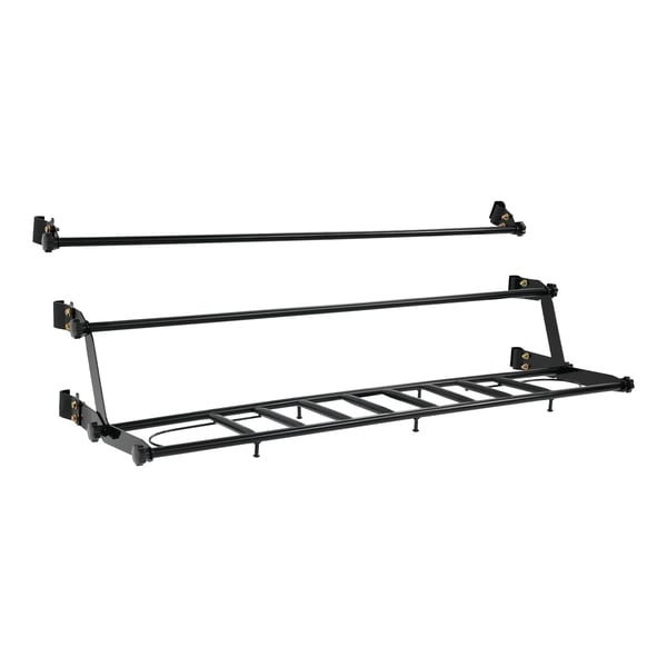 Bil bagagestativ - Opbevaringsstativ i metal - 120 cm - Til bagagerum - Direkte udskiftning - Sort