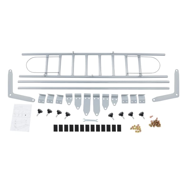 Bil bagagerumsorganizer - Metalhylde 120 cm - Bagageholder - Bagagerumsopbevaring - Direkte udskiftning - Sølv