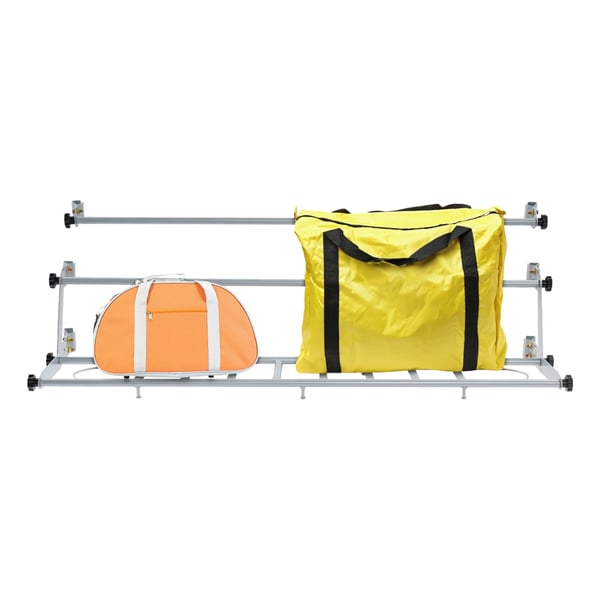 Bil bagagerumsorganizer - Metalhylde 120 cm - Bagageholder - Bagagerumsopbevaring - Direkte udskiftning - Sølv