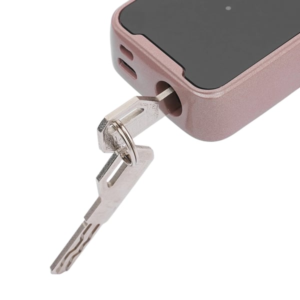 Smart dørlås - WiFi - Fingeraftryk - Kode-tastatur - Mekanisk nøgle - Batteridrevet - Til dørtykkelse 30–50 mm - Rosaguld