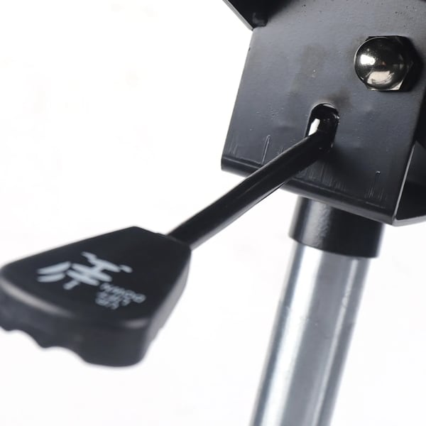 Ergonomisk Knæstol - Sammenklappelig Kontorstol - Justerbar Højde 50–60 cm - Polstret Støtte - Stålramme - Hjul - Bredde 46 cm - Sort