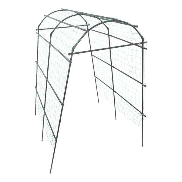 Trädgårdsbåge - Metall Pergola/Spaljé - 1,83×1,15×2,3 m - Rostbeständig & Vädertålig - För Klätterväxter & Bröllop - Svart Trädgårdsbåge - Metall Pergola/Spaljé - 1,83×1,15×2,3 m - Rostbeständig & Vädertålig - För Klätterväxter & Bröllop - Svart