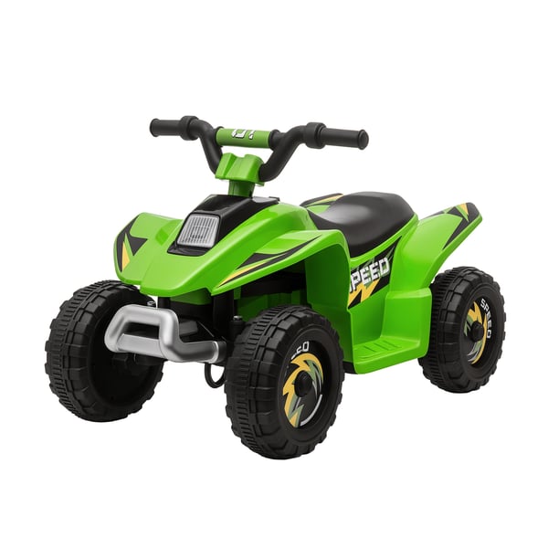 El-fyrhjuling för barn - Åkleksak - 6V batteri - Fram/bak - 18 mån+ - 72×40×45,5 cm - Grön