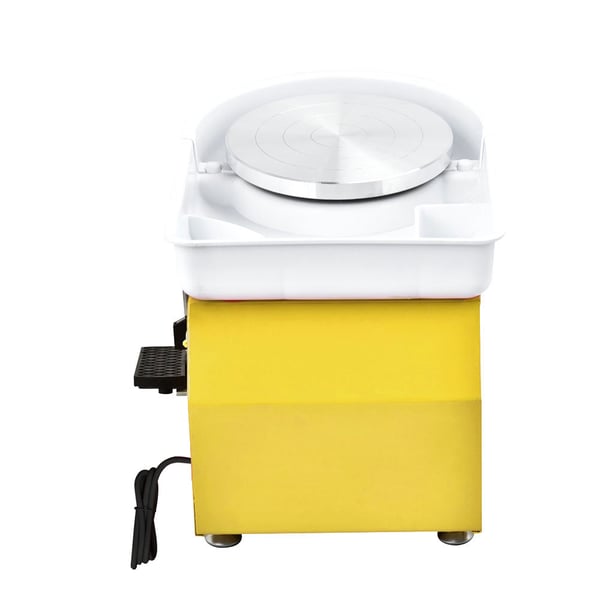 Elektrisk drejeskive til keramik - Potterihjul - 350 W Motor - 25 cm Plade - 300 omdr./min - 11 Værktøjer - Til Begyndere - Lysegrå