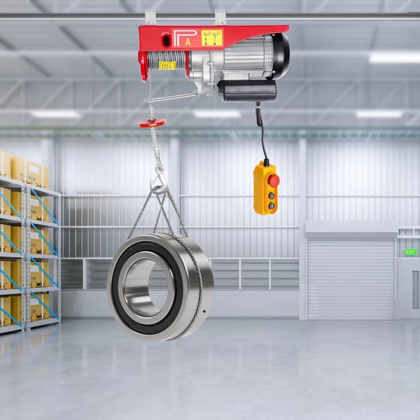 Elektrisk talje/elhejs - PA800 wiretalje - 10 m/min - 1350–1450 W - 400/800 kg løfteevne - 220–230 V - Ledningsfjernbetjening - Rød