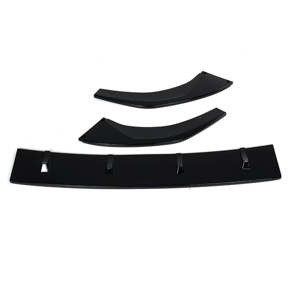 Golf 8 MK8 - Frontsplitter Spoiler Læbe Diffusor - Til forreste kofanger - Passer GTI/GTD/GTE/R-Line 2020–2023 - Sort