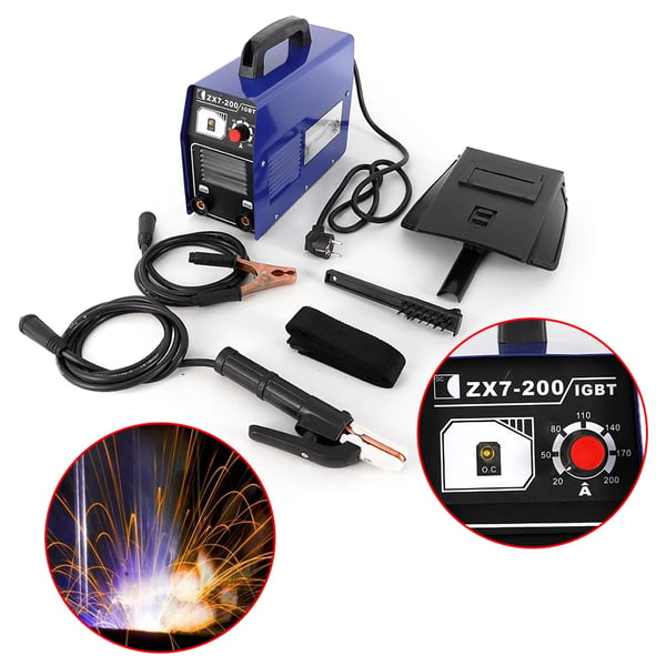 Invertteri Puikkohitsauskone - MMA - IGBT, 20-120 A, 220 V - Sininen