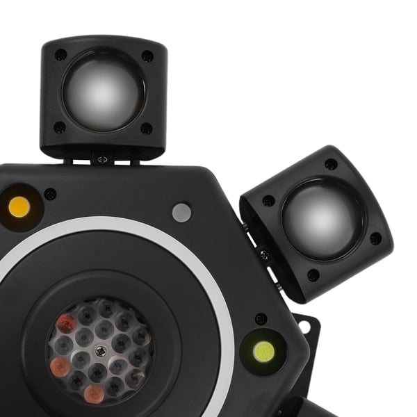 Scenelys DJ/Diskolys - 6-armet roterende effektlys - 100 W - 90–240 V AC - Lysstrøm 249–2000 lm - Selvstændig - CE - Sort