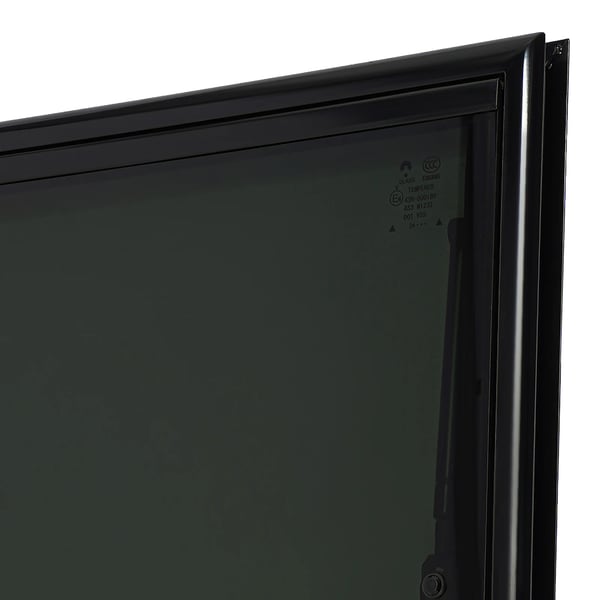 Vindue til autocamper/campingvogn - Ydervindue - 50x30 cm - Hærdet glas - Sandwichmontering - Åbning 85° - 18% lys - Vægtykkelse 30–40 mm - Blå