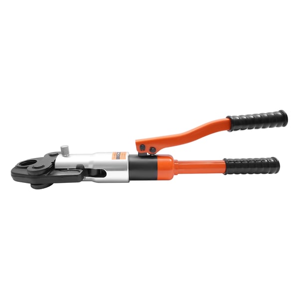 Værktøj - Hydraulisk presstang - TH-Bakker - 10 t/100 kN - Slag 20 mm - Til PEX/PB og alu-plastrør - Naturfarve
