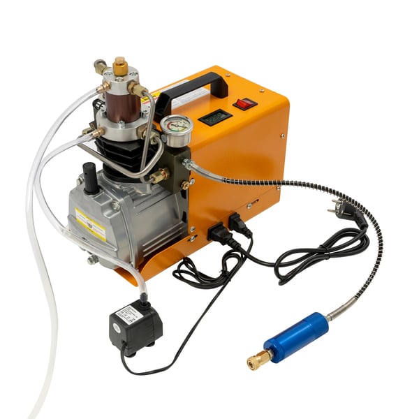 PCP korkeapainekompressori - Sähköinen ilmapumppu - 300 bar - 220V EU-pistoke - 100 L/min - 2800 rpm - <4 L säiliöille