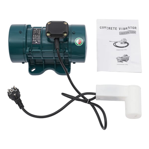 Elektrisk vibrationsmotor - Børsteløs - 250 W - 50 Hz - Til vibrationsbord, hegn, broer, havne