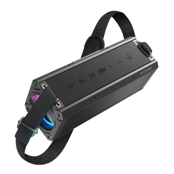 BW-WA3 Pro - Kannettava Bluetooth-kaiutin - 120 W - 16000 mAh - Bluetooth 5.0 aptX HD - Vedenpitävä - RGB-valaistus - Musta
