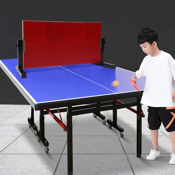 Pöytätennis/Pingis Palautuslauta - Pysty Rebound-levy - 66 x 33 cm - Yksinharjoitteluun - Harjoitusväline - Punainen