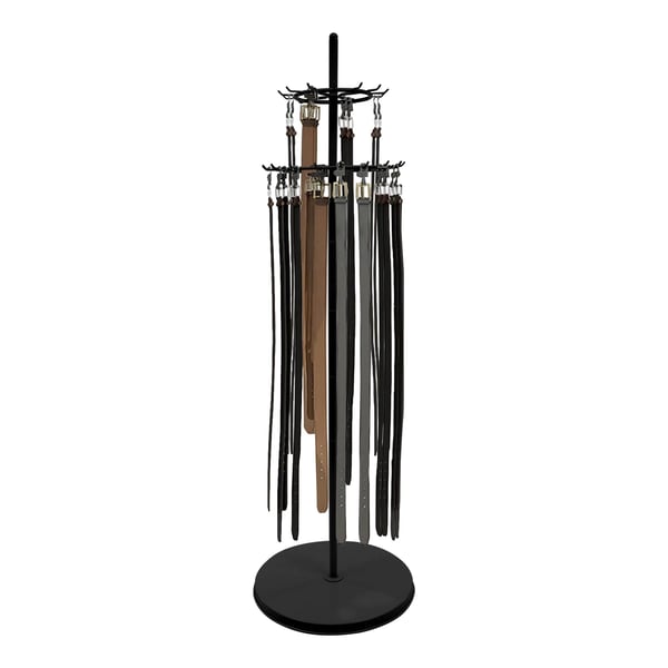 Frakke- og hattestativ - Gulvstående display - Højde 168 cm - Metal - Til tøjbutik - Opbevaring