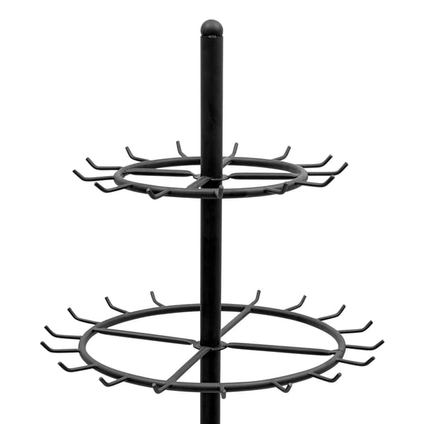Frakke- og hattestativ - Gulvstående display - Højde 168 cm - Metal - Til tøjbutik - Opbevaring