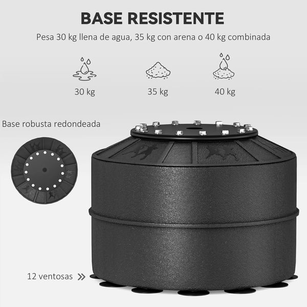 Fristående boxsäck - Boxställning - Justerbar 155–205 cm - 360° Roterande Reflexarm - Speedball - Fyllbar Bas - För Vuxna och Barn 8+ - Svart