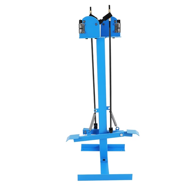 Krympe-/strækmaskine til metalplade - SS-18FD - 2-i-1 - 2 fodpedaler - Kapacitet 1,2 mm (18 ga) - Strubedybde 2,54 cm - Blå