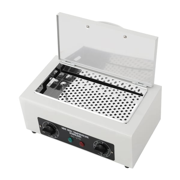 UV-sterilisator til negleværktøj - Sterilisationsskab - 300 W - 220 V - Til salon og hjem - Hvid UV-sterilisator til negleværktøj - Sterilisationsskab - 300 W - 220 V - Til salon og hjem - Hvid