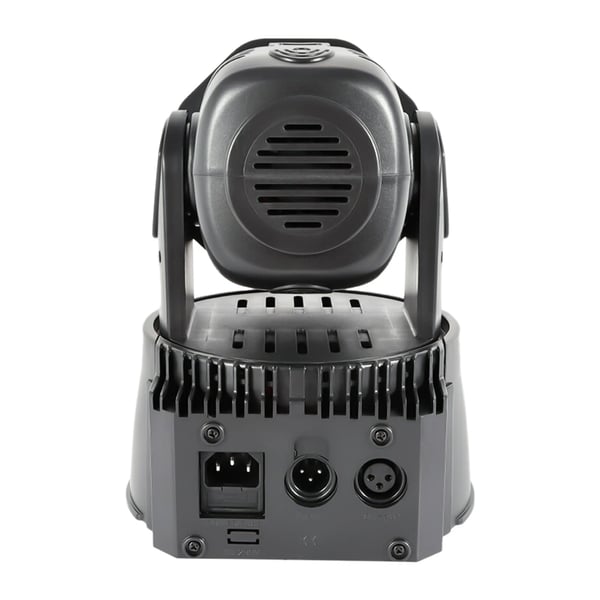 Moving head DJ-lys - LED scenelys - 4-i-1 RGB - 105 W - DMX 7 kanaler - Fjernbetjening - 220 V - CE-godkendt - Sort