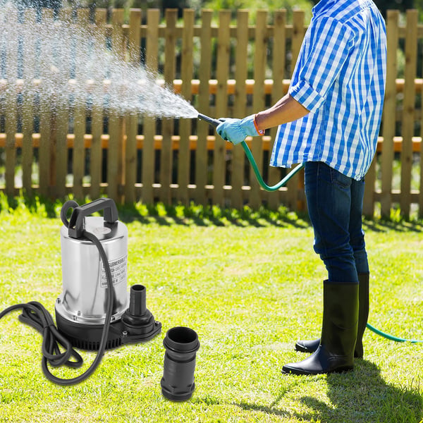 Djupbrunnspump - Nedsänkbar - DC 12V - 160 W - 50 L/min - 8 m Lyfthöjd - 2,54 cm Utlopp - EU-plugg