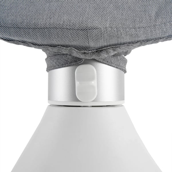 Babygynge & Vippestol - Elektrisk - 5 Hastigheder - Sammenklappelig - Musik - Timer - Max 20 kg - 0–6 Måneder - Grå