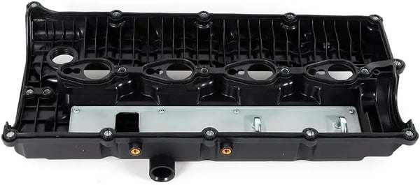 Ventildæksel - 2.5 CRDi D4CB - Passer 2006–2009 - OE 22410-4A400 22410-4A401 - 125 kW - Sort