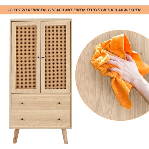 Senkki - Lipasto - Leveys 60 cm - Ovet ja laatikot - Suuri säilytystila - Vapaasti seisova - Olo- ja ruokailuhuoneeseen - Beige Senkki - Lipasto - Leveys 60 cm - Ovet ja laatikot - Suuri säilytystila - Vapaasti seisova - Olo- ja ruokailuhuoneeseen - Beige