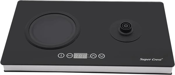 Elektrisk elkedel/tebrygger - Konstant temperatur og hold-varm - EU-stik 220V - Metal - Sølv