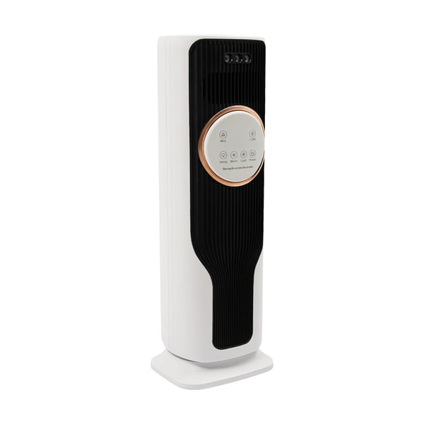 Varmeblæser & Luftkøler - Rumventilator - 2000 W - Opvarmning og Køling - Fjernbetjening - Luftfugtning - Sort