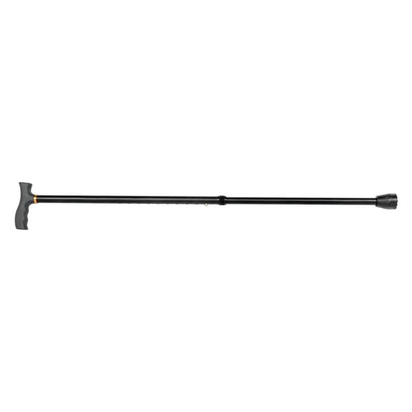 Gangstok til trapper - Gangstok - Justerbar Højde - Design 2‑i‑1 - Høj Stabilitet - Maks 150 kg - Aluminiumlegering & Jern - Sort