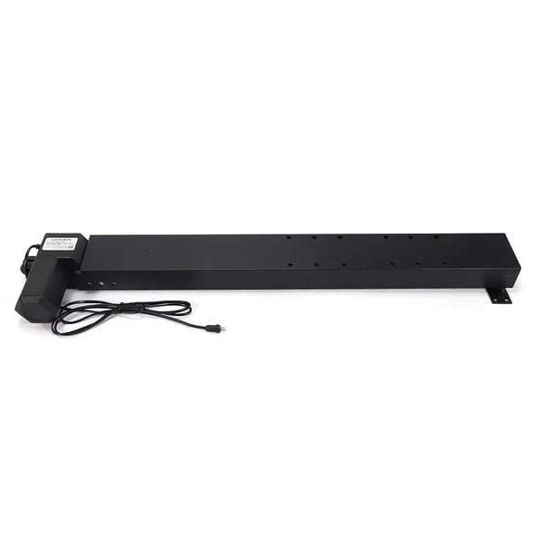TV-stativ - Motoriseret højdejustering - Fjernbetjening - Til 66–145 cm TV - Maks. 80 kg - 20 mm/s - Aluminium - Sort