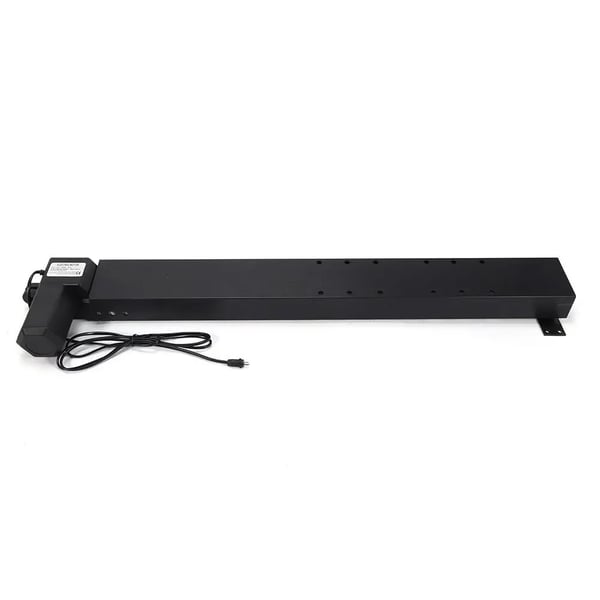 TV-stativ - Motoriseret højdejustering - Fjernbetjening - Til 66–145 cm TV - Maks. 80 kg - 20 mm/s - Aluminium - Sort