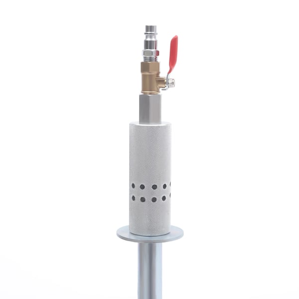 Pneumatisk buleudtrækker - Glidehammer - 12 cm sugekop - 116×620 mm - Karrosseri/pladereparation - Sort