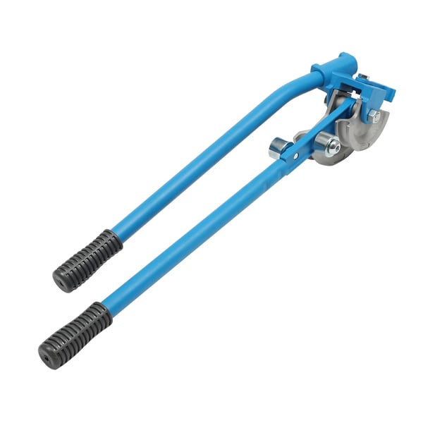 Putkentaivutin - Manuaalinen putkentaivutuskone - 0–90° Taivutus - 15 mm Putki - Säädettävä Kahva - Alumiinille Ja Kuparille - Glow Blue
