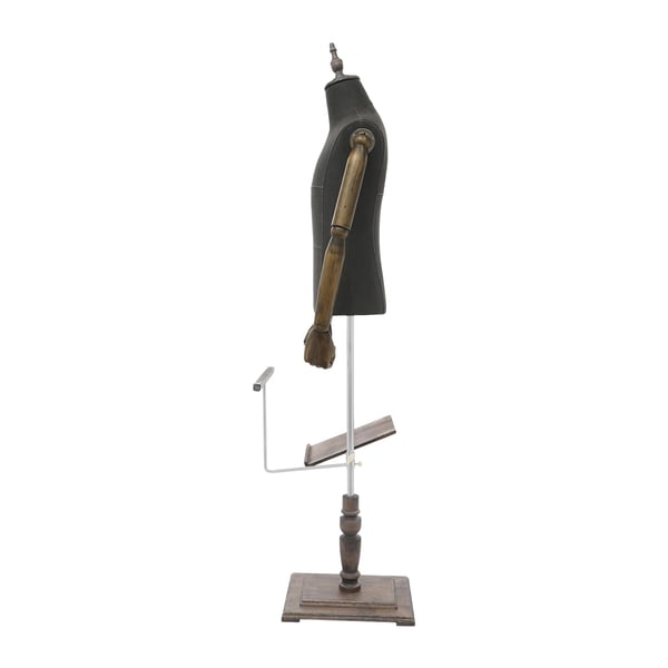 Herre Mannequin/Skiltedukke - Torso/Overkrop - Træ, Til jakkesæt og skjorte, Butiksdisplay - Brun