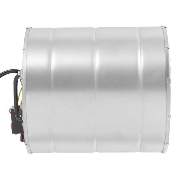 Centrifugalblæser - Ventilations-/sugeventilator - AC 220V - 150W - 3 kuglelejer - 1300 rpm - 840 m³/t - Lavt støjniveau - Sølv