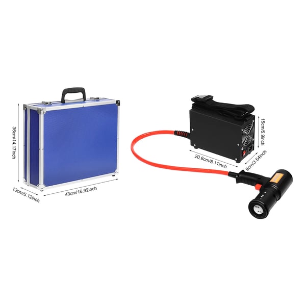 Induktionsvarmer - Håndholdt Sæt Til Rustne Bolte - 220V - 1,5 kW - 30–60 kHz - Max 750 °C - 45 s Opvarmning