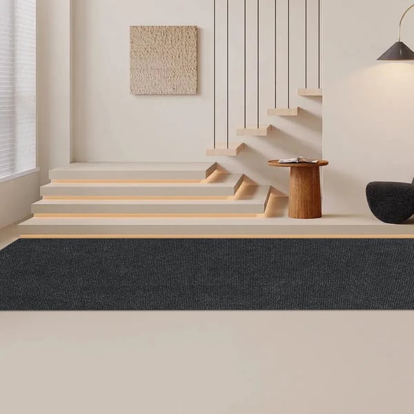 Dørmåtte/Entrémåtte - Indendørs/udendørs - Skridsikker PU - Nonwoven - Rektangulær 300×120 cm - Mørkegrå