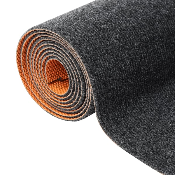 Dørmåtte/Entrémåtte - Indendørs/udendørs - Skridsikker PU - Nonwoven - Rektangulær 300×120 cm - Mørkegrå
