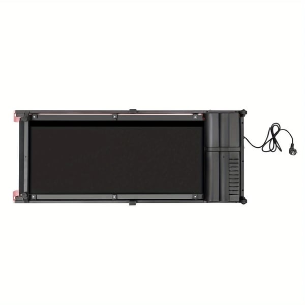 Walking Pad - Løbebånd - Sammenklappeligt - 1–6 km/t - LED-display - Fjernbetjening - Til Hjem & Kontor - Pink