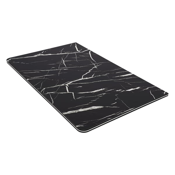 Vægmonteret foldebord - Spisebord/Vægbord - Pladsbesparende - 80×50 cm - Maks 30 kg - MDF & metal, 16 mm plade - Nem montering - Sort