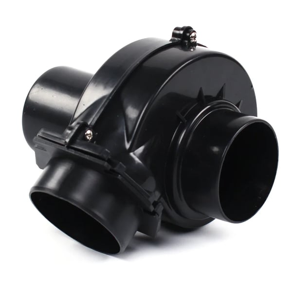 Elektrisk indsugningsblæser - X11 turbo/kompressor - 7,6 cm indtag - 1,05 kg let - ABS-hus - Til biler og lastbiler - Uden batteri - Sølv