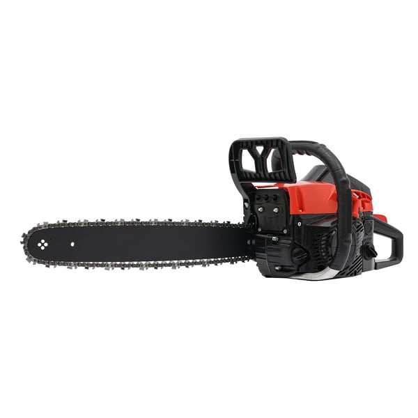 Motorsav - Benzin 58 cc - Sværd 45 cm - Anti-vibration - Til træfældning & beskæring - Sort - CE Motorsav - Benzin 58 cc - Sværd 45 cm - Anti-vibration - Til træfældning & beskæring - Sort - CE