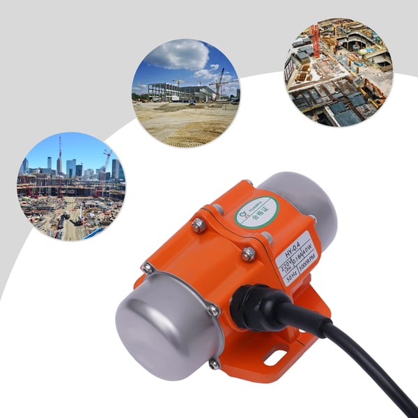 Vibrationsmotor - 1-faset asynkron - 60 W - 220 V - Rystemotor til industri - Grøn